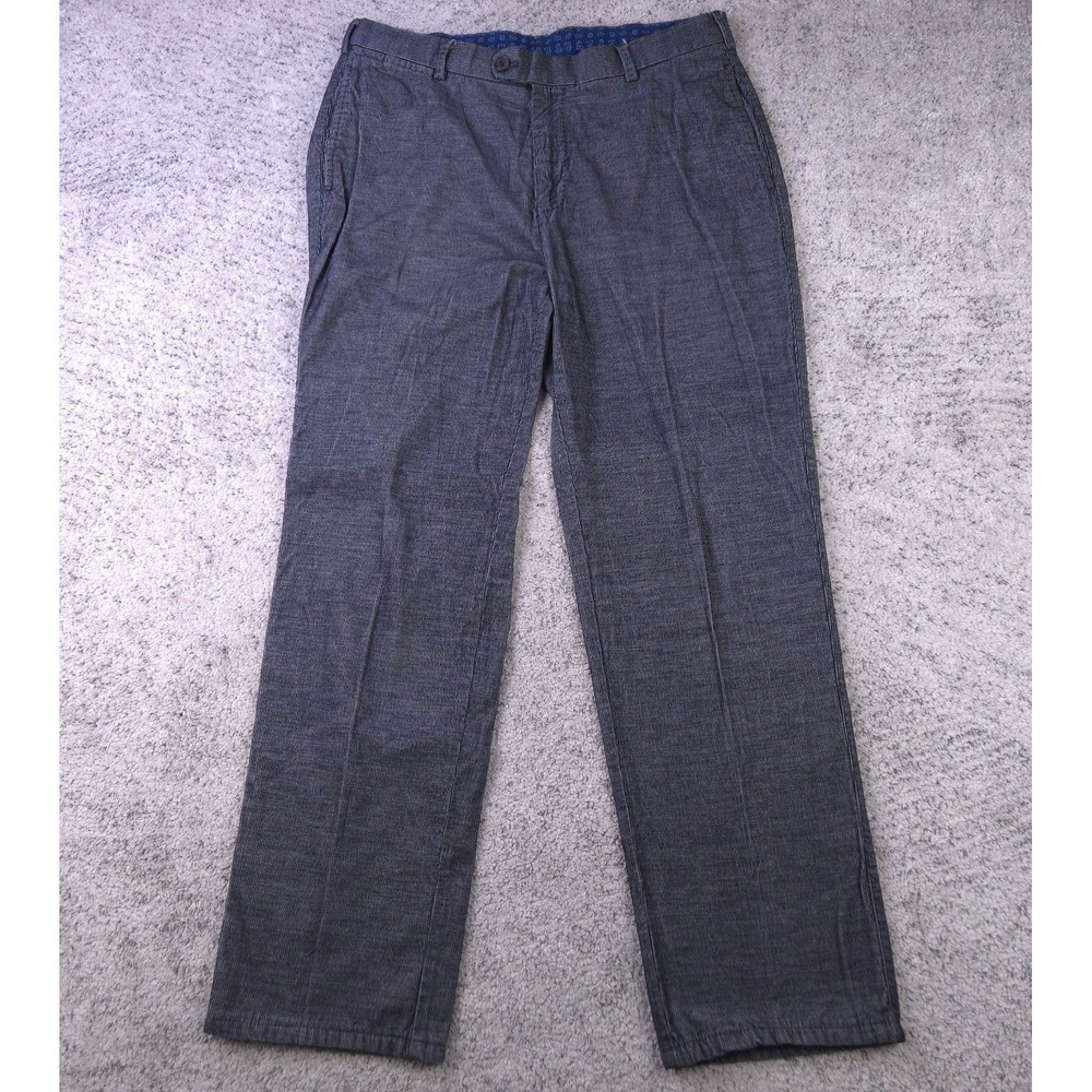 Peter Millar Pants‎ Mens 34 34x30 Corduroy Chino Straight Leg Charcoal Gray GUC